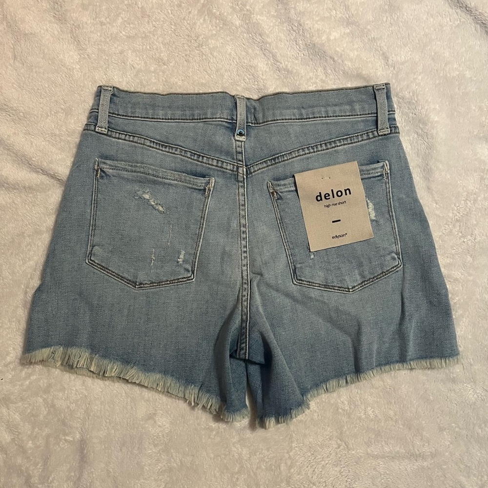 Edyson Distressed Denim Shorts - Picture 6 of 7